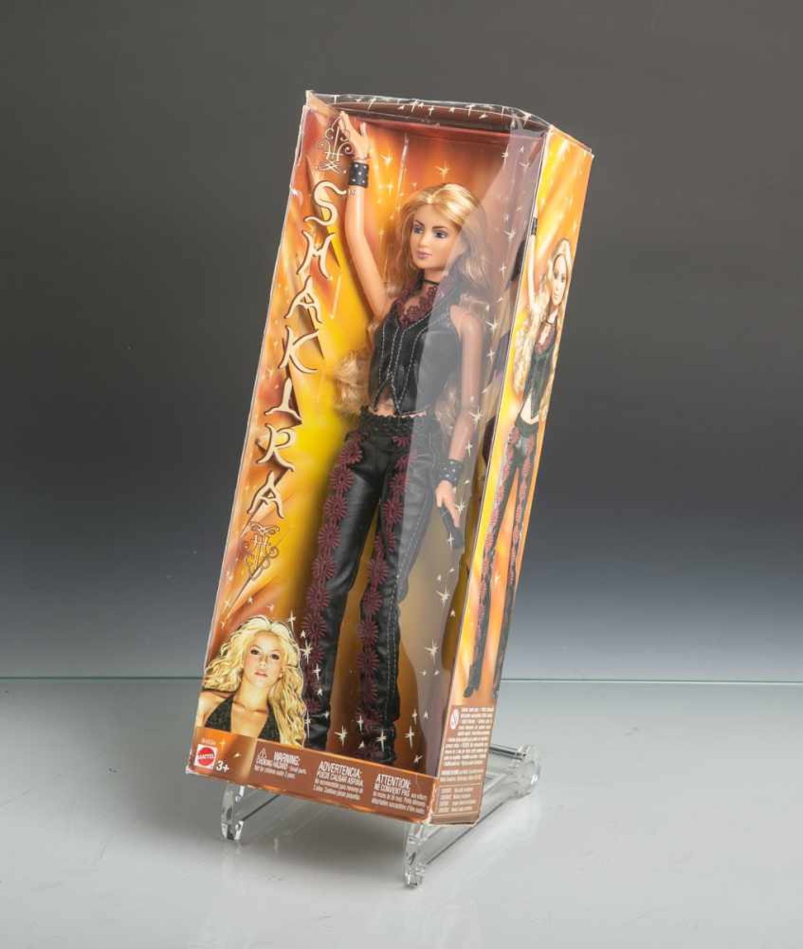 Promi-Puppe "Shakira" (Mattel, 2002), Modellnr. B4534, Originalverpackung. Sammlerzustand,Verpackung