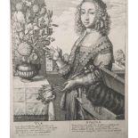 Hollar, Wenceslaus (1607 - 1677), Kupferstich "Spring" (aus 4 Jahreszeiten), in der Plattesign. u.