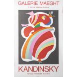 Galerie Maeght "KANDINSKY-Periode Parisienne 1934-1944" (Ausstellungsplakat), 13 Rue deTeheran Paris