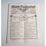 "Militär-Wochenblatt" (1. WK, Kaiserreich), Zeitung vom 15. Juni 1915, Ausgabe 106 "UnsereHelden".