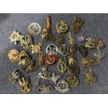 A quantity of military badges, including: Including Polish & British badges.