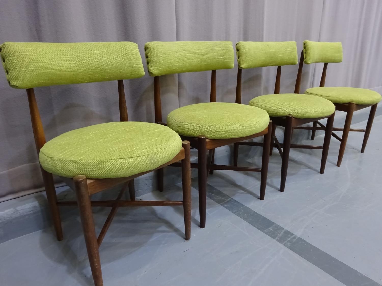 Set Of 4 Iconic G Plan Kofod Larsen Dining Chairs - Image 2 of 6