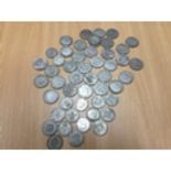 Collection of silver coins 1920's - 1940's (B)