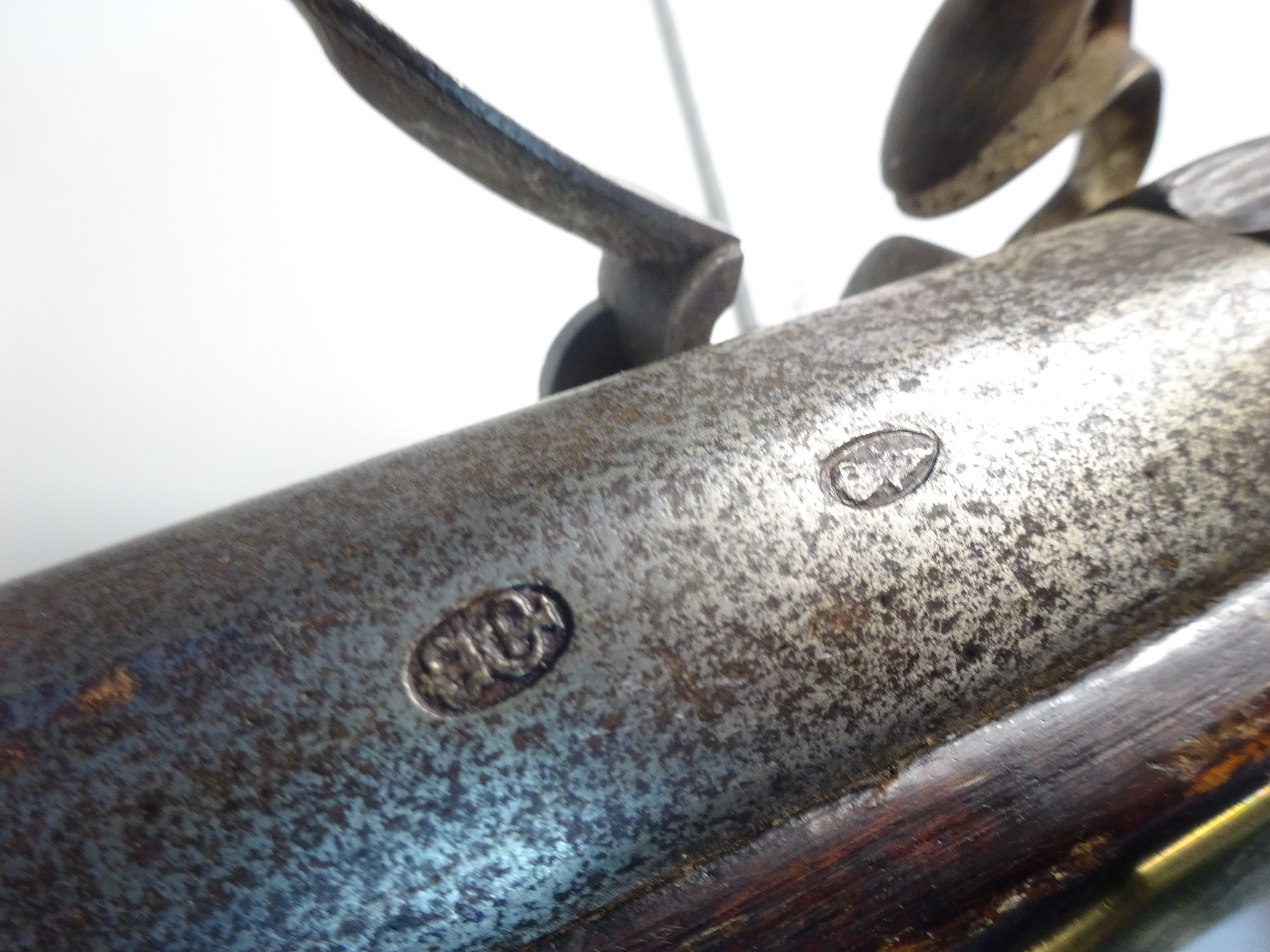 A 1777 model Cavalry Carbine Musket Flintock engraved 'Charles Macintosh Company P.W.L.V - Image 7 of 12