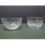 2x small Waterford bowls 3" & 3.5"