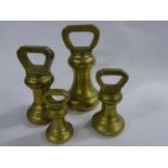 Vintage brass weights