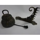 Antique bell with bracket