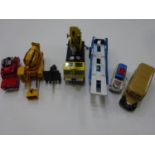 Collection of Dinky vehicles