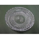 Waterford crystal shallow dish 5.5"