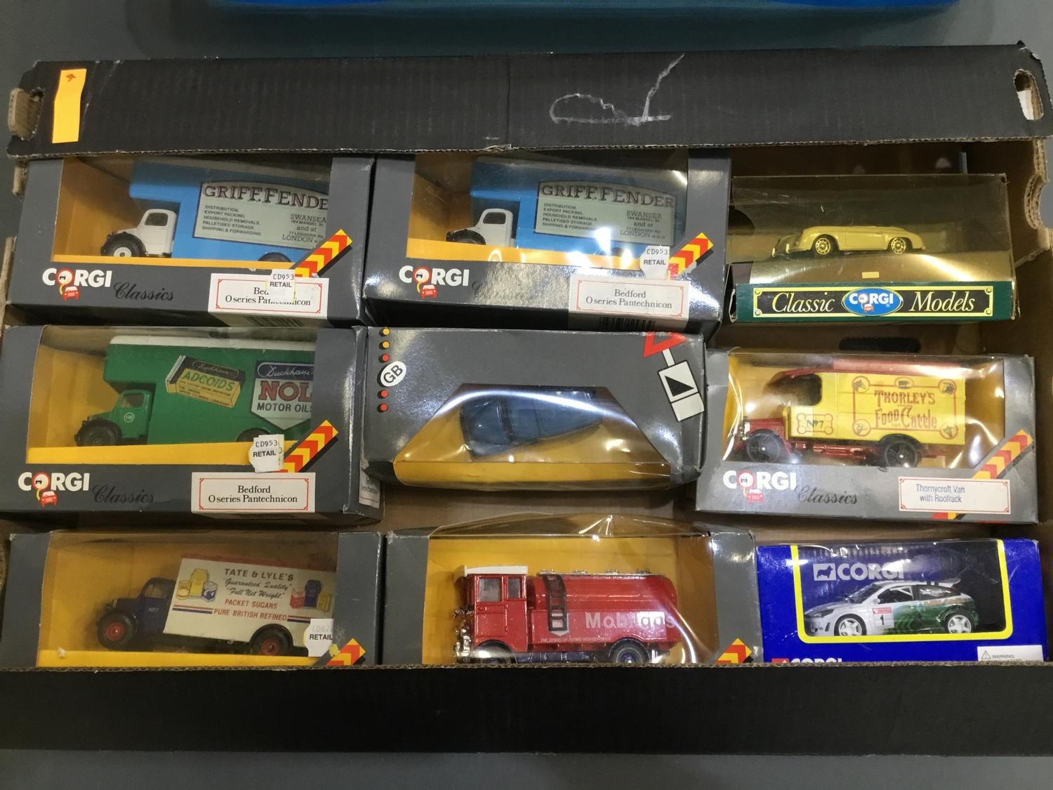 Corgi Classics (9 IREMS, BOX 7)