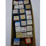 Selection of boxed Mullard radio valves