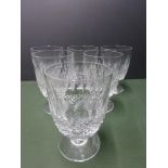 6x Waterford Crystal COLLEEN SHORT STEM Iced Tea Water Beverage Glass