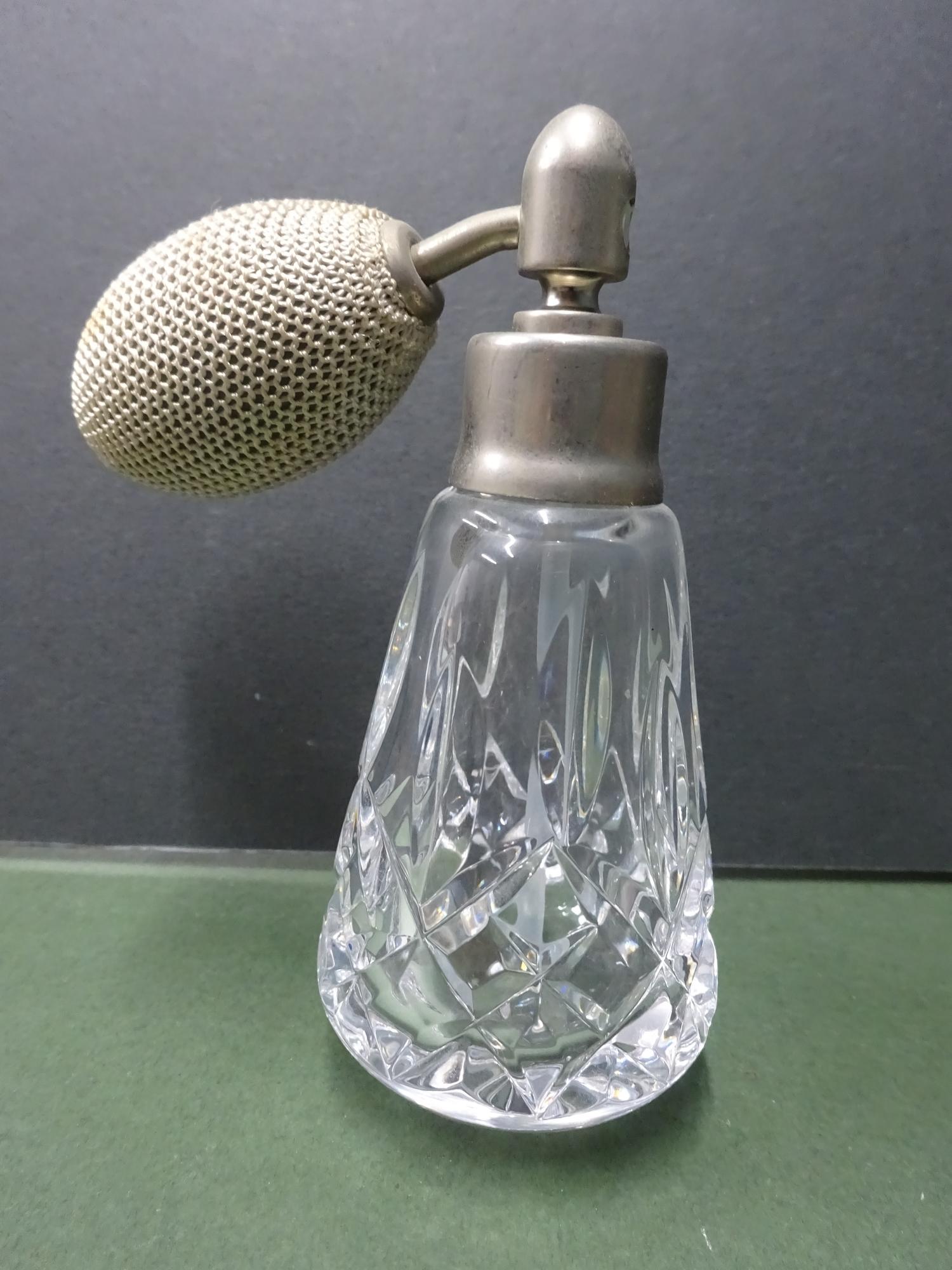 Vintage Waterford Crystal Perfume Bottle Atomizer