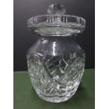 Waterford Crystal Lismore Jam / Jelly Condiment Jar