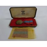 Queen Elizabeth II Imperial Service Medal in Original Case (Ronald Merrett)