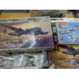 Collection of various aeroplane model kits (F) (8 ITEMS)