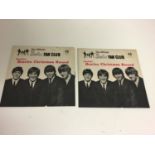 2 x The Beatles Official Fan Club Christmas Records