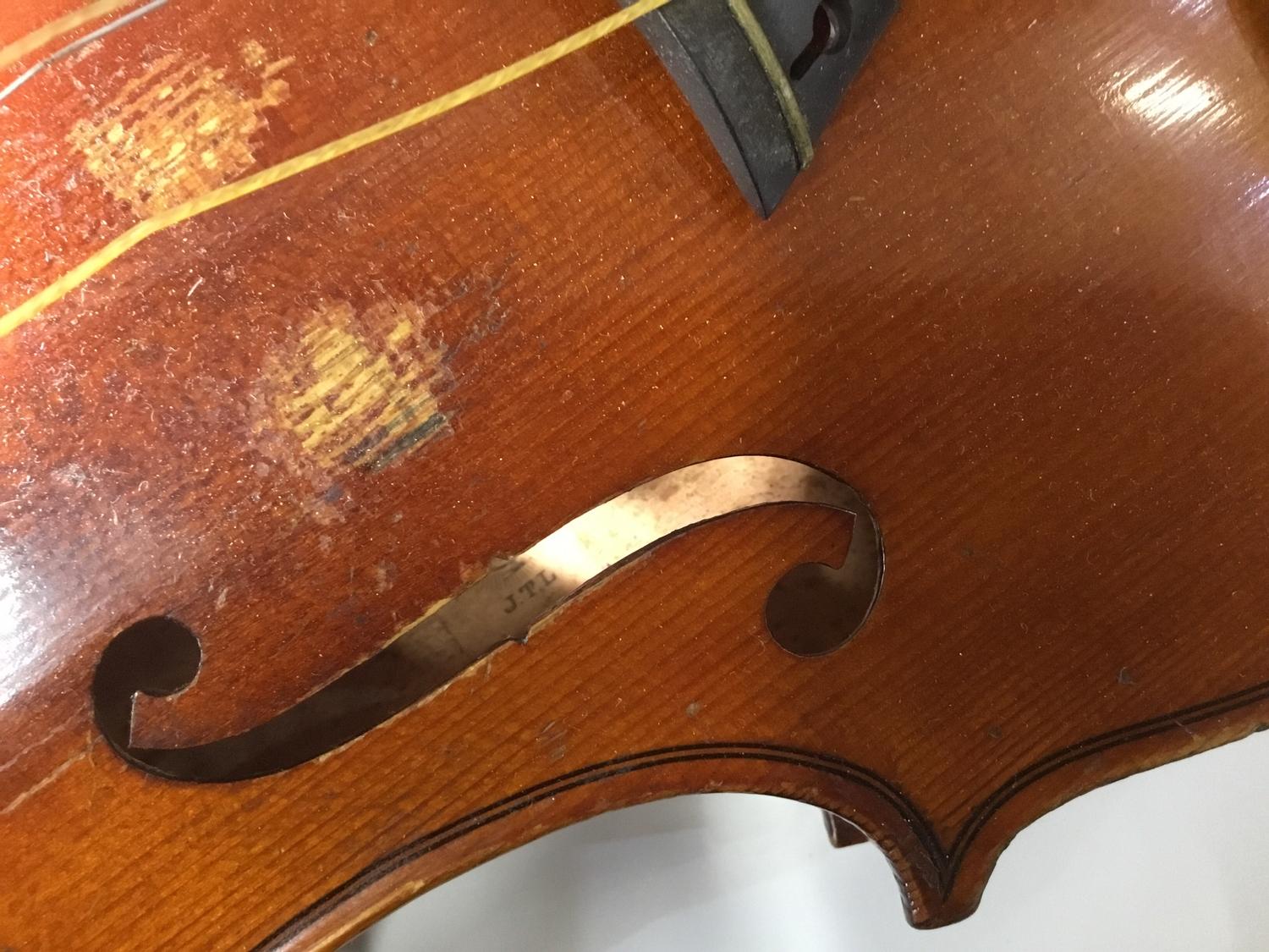 Late 19th Century French Violin, by Jeromme Thiibonville-Lanny, stamped 'JTL' c.1890 - Image 4 of 5