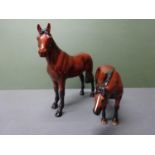 Beswick stalion & mare