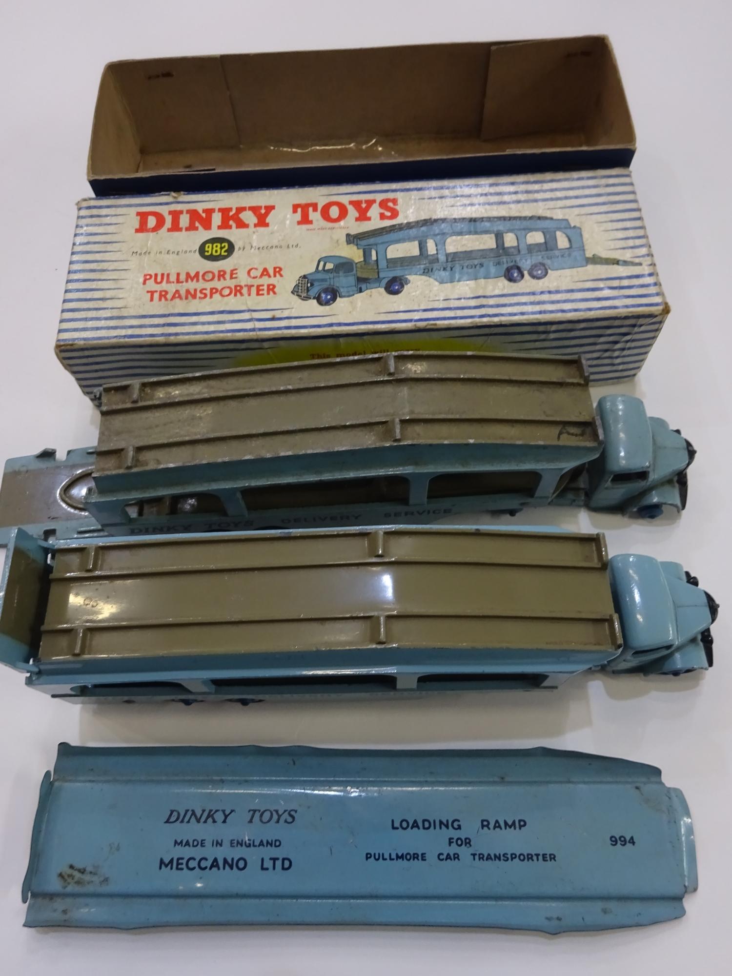 2 x Dinky 982 - Pullmore Car Transporter - Original. Only one is boxed - Image 3 of 3