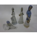 4x lladro/Nao style ornaments