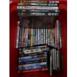 Selection of DVDs and CDs