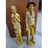 2x large figurines