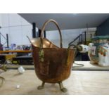 Small copper bucket