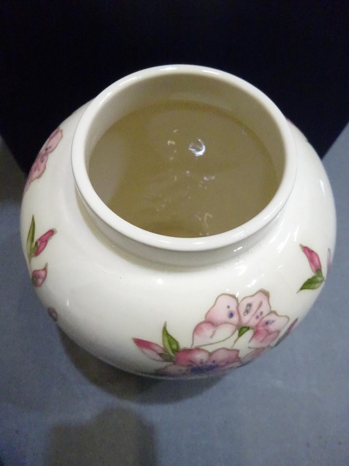 Moorcroft ginger jar in the 'spring blossom' pattern, - Image 5 of 6