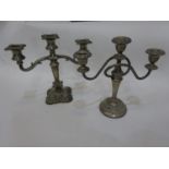 2x candelabras