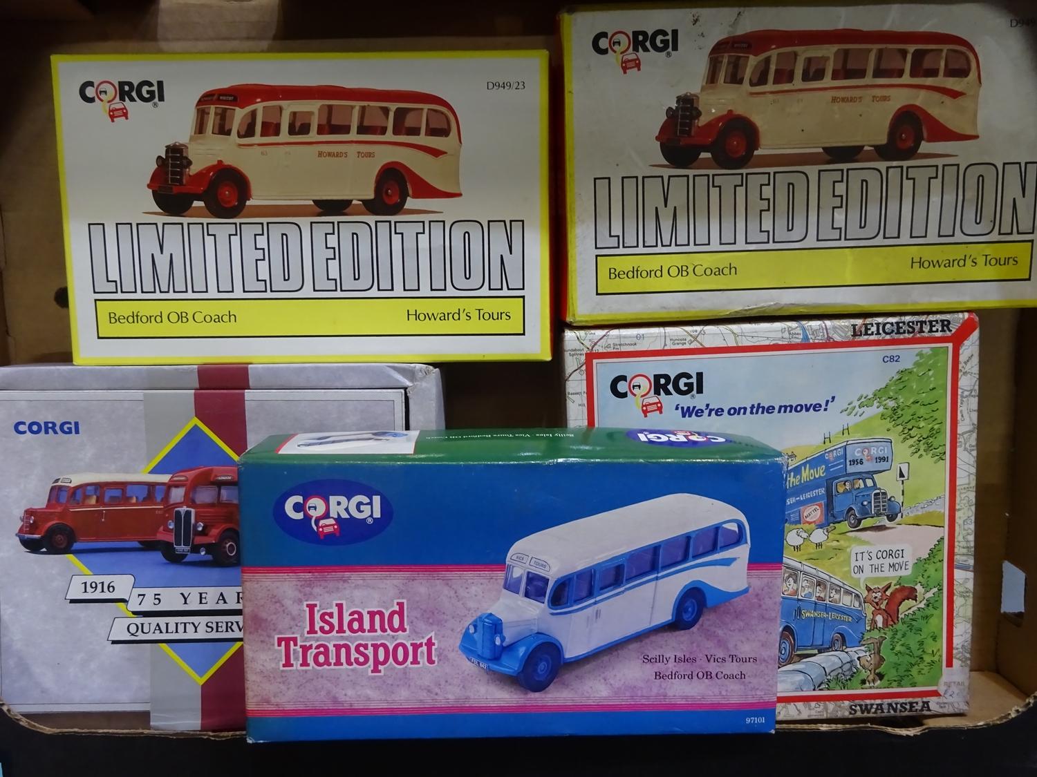 Corgi Bus collection (5 ITEMS, BOX 117)