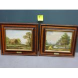(F) Landscape painting by J.Chilton & another by Jenkins