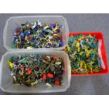 Three boxes of military figures - 1.95 kg including boxes (26)