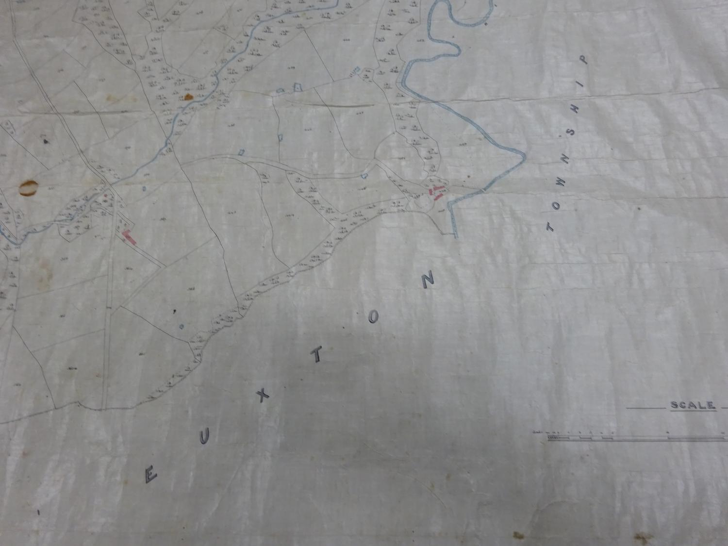 1846 hand drawn Tithe map of Chorley, Lancashire and surrounds (see description) - Image 3 of 5