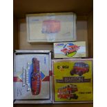 Corgi vehicles including buses (4 ITEMS, BOX 23)