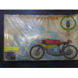 Moto Honda Grand Prix 350 cc. model kit (1 ITEM, BOX 28)