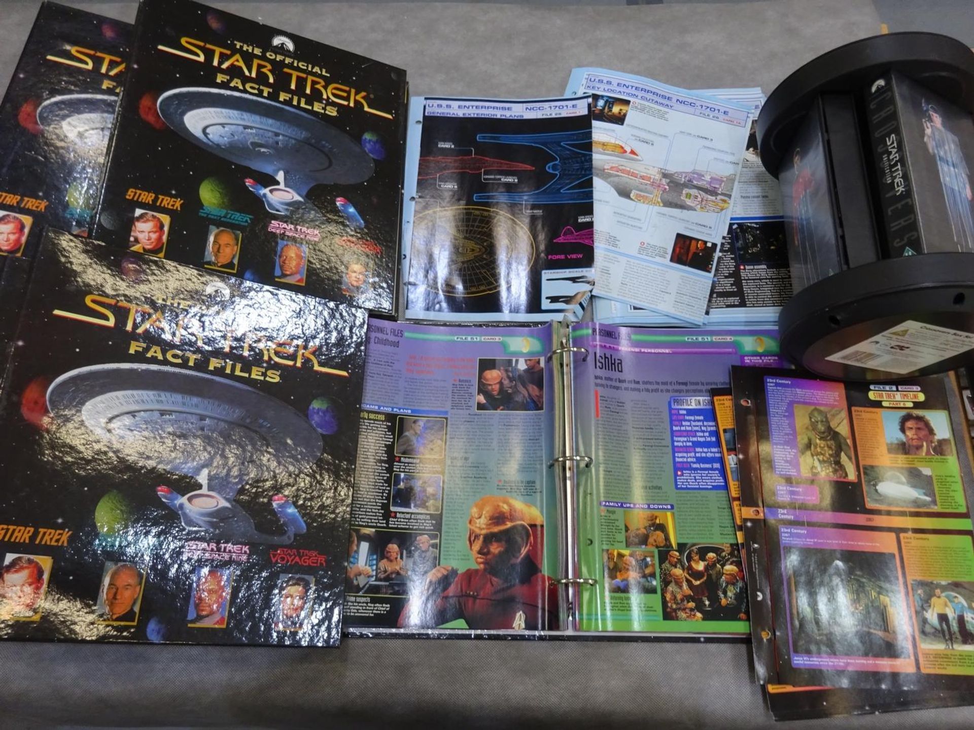 Collection of Star Trek Fact Files & Special Edition video set