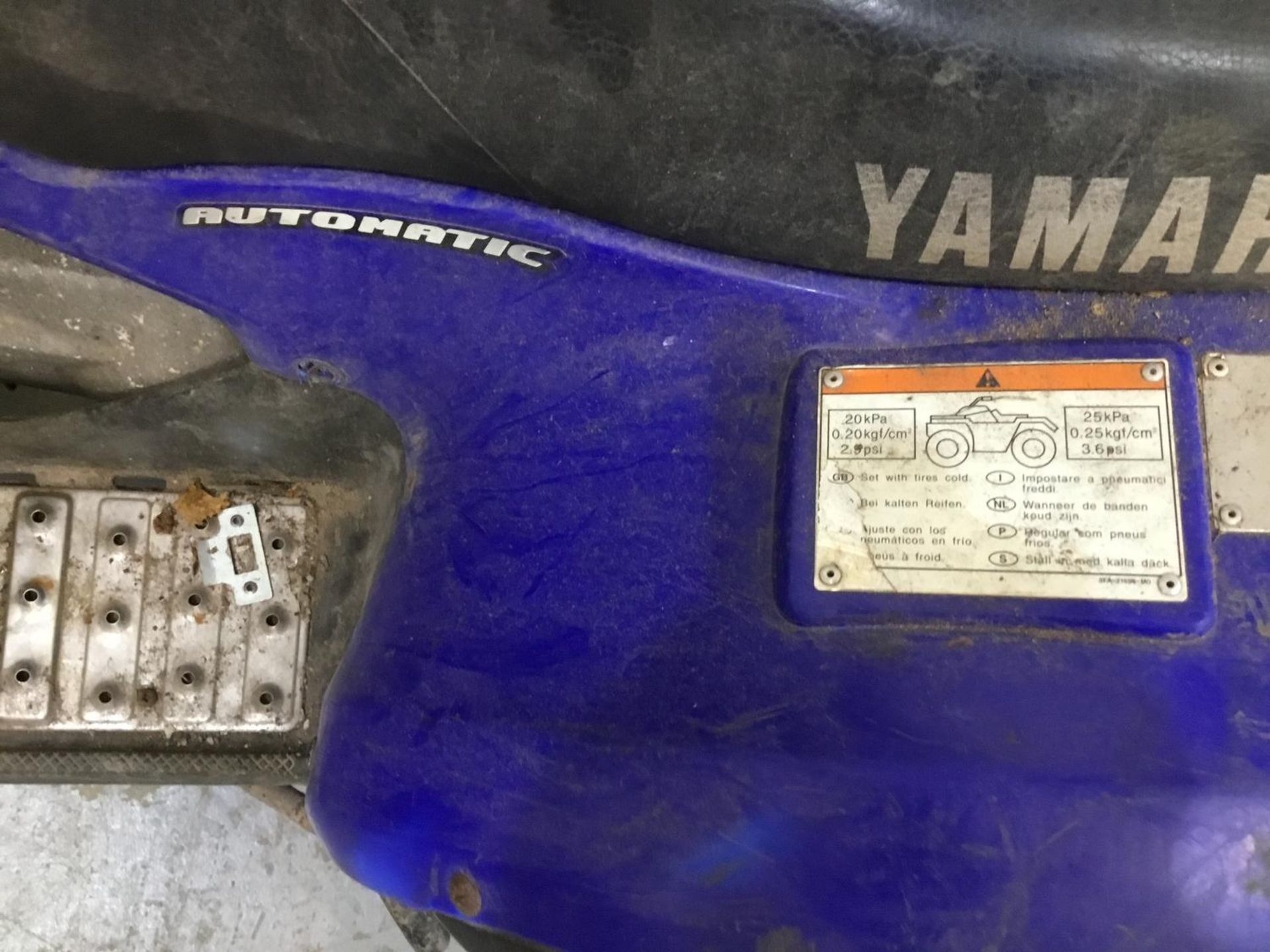 Yamaha 110cc Quad bike - Working but needs a new battery - Image 4 of 4