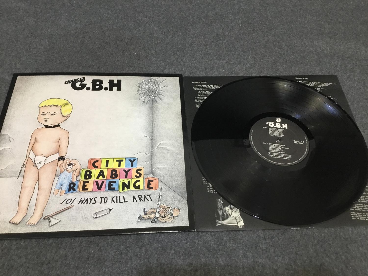 Charge GBH, City Babys Revenge - Record in excellent condition