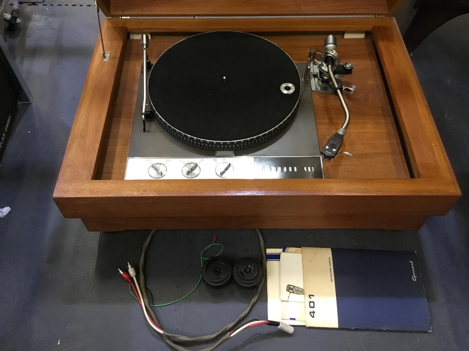 Garrard 401 Turntable with a Acos Lustre pick up arm, ortonfon VMS 30 cartridge MK2, SME head.