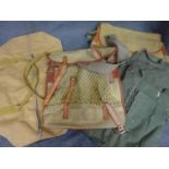 (K) Quantity of vintage fishing/camping bags - 5 bags