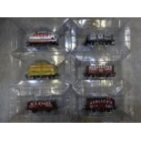 Six unboxed Hornby carriages
