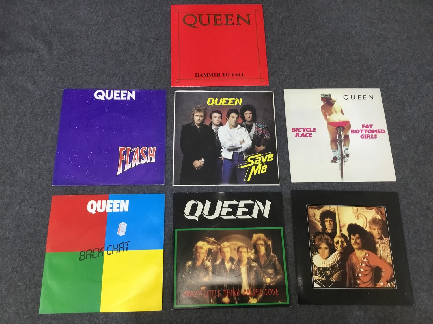 (11) Collection of 'Queen' singles