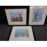 Gerald Rickards(1931 -2006) - collection of signed prints x3 - Various places in Wigan, 31x36cm