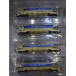 Four unboxed Bachmann 38-210 JJA MK2 Auto-Ballaster Generator Unit Railtrack OO Gauge Wagon