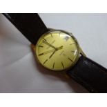 9ct gold Mappin & Webb gent's quartz wristwatch