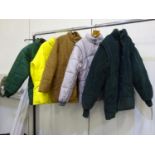 (P3) Quantity of 5 'PUFFA' jackets
