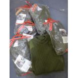 (C) Quantity of 6 vintage 'BRIDGEDALE' military sweaters