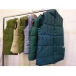 (P6) Quantity of 6 'PUFFA" body warmers