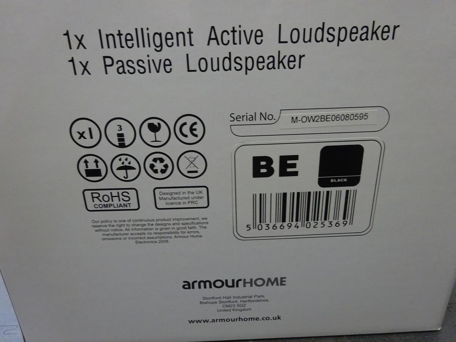 M-OW2 on-wall speaker system. New in box. - Image 2 of 3